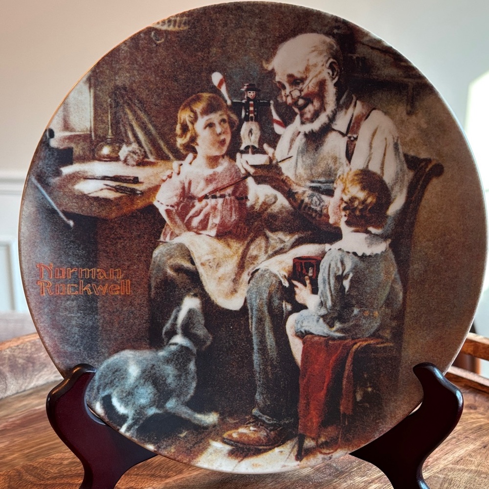 Norman Rockwell “The Toymaker” Decorative Collector’s Plate